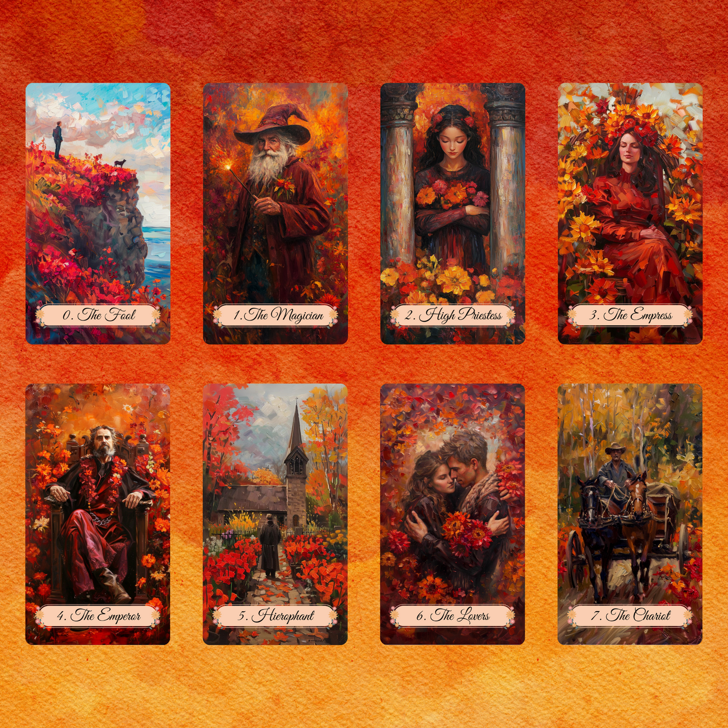 NEW!! Autumn Fields Tarot and Lenormand Bundle by Hattie Thorn. 2 Deck Special!