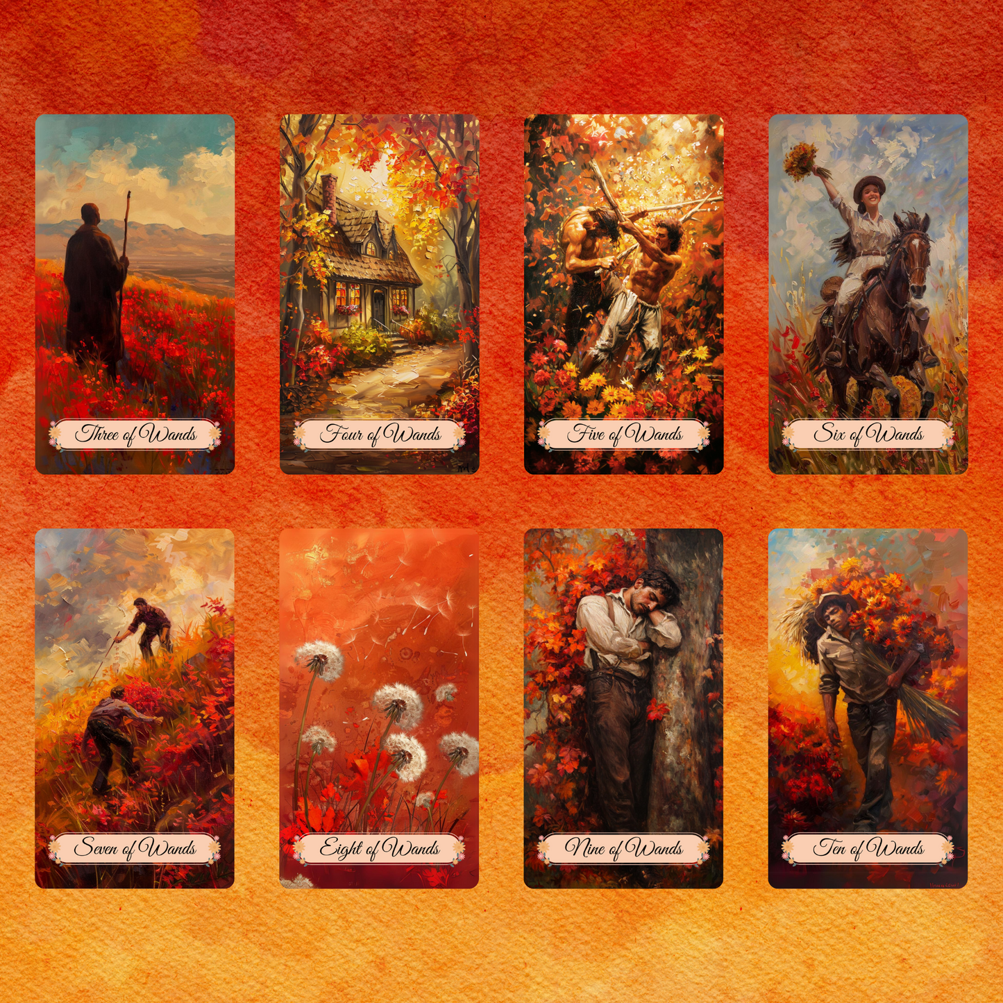 NEW!! Autumn Fields Tarot and Lenormand Bundle by Hattie Thorn. 2 Deck Special!