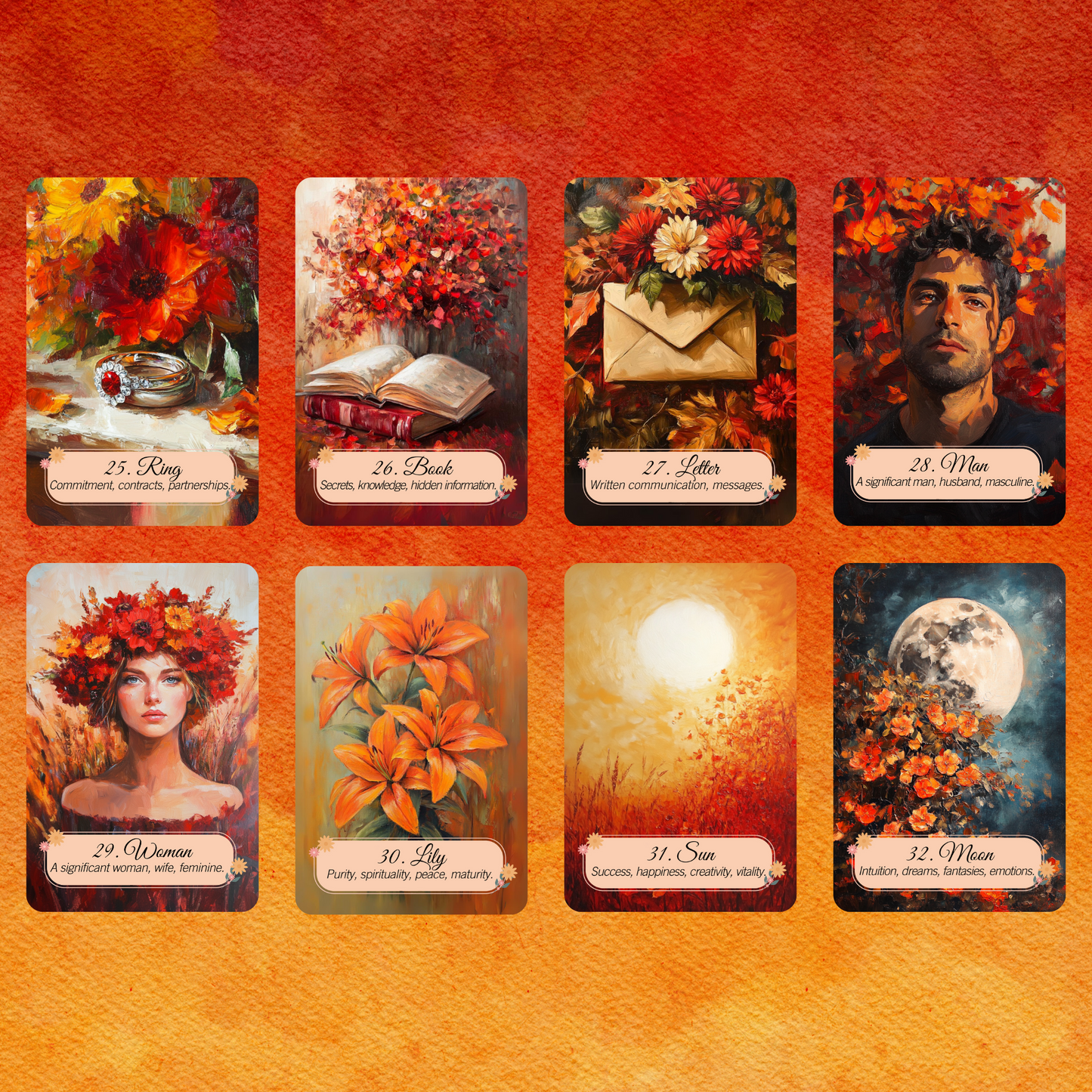 NEW!! Autumn Fields Tarot and Lenormand Bundle by Hattie Thorn. 2 Deck Special!