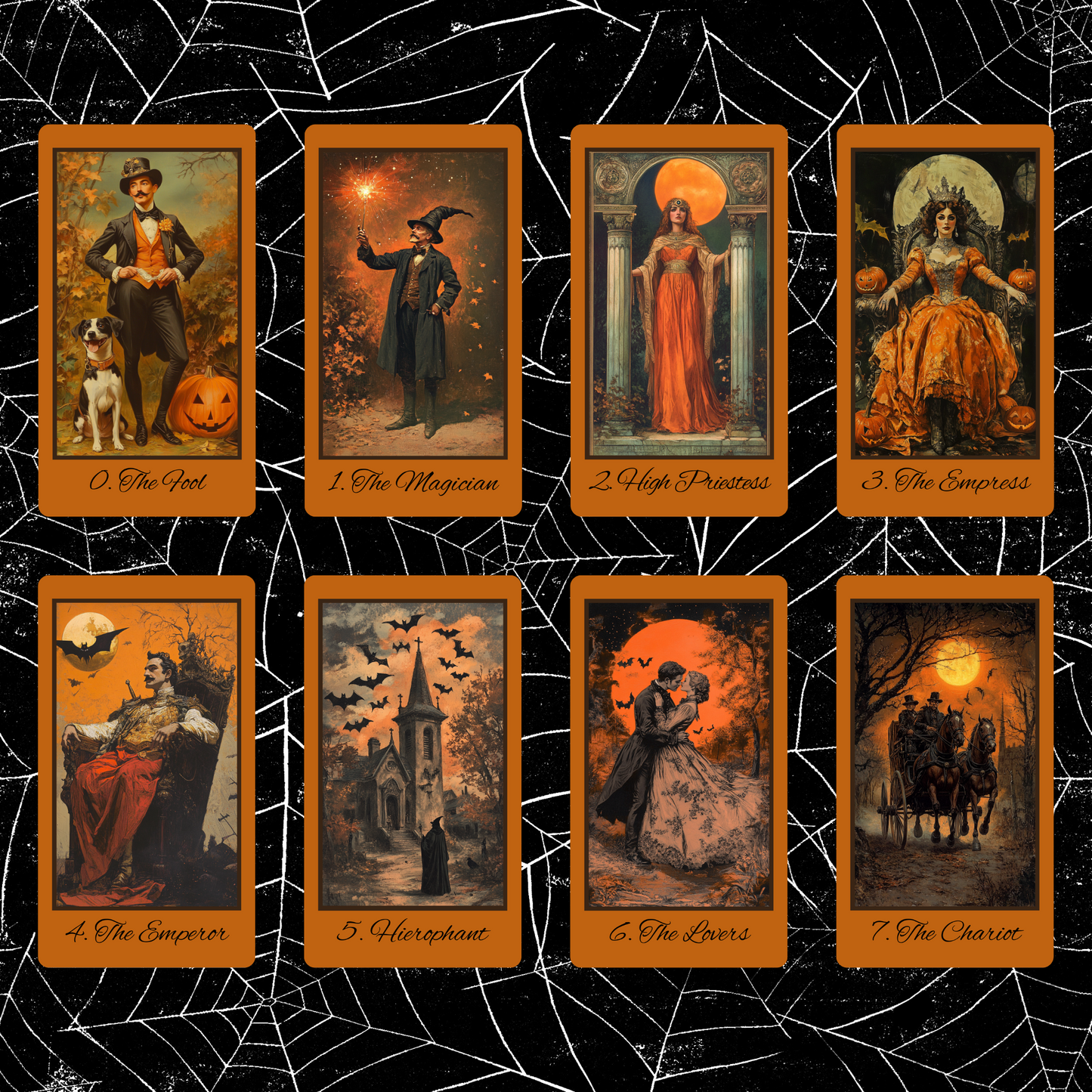 NEW!! Halloween Yesteryear by Hattie Thorn. Original Design 78 Card Deck Based on Rider Waite including Halloween Yesteryear Tuck Box