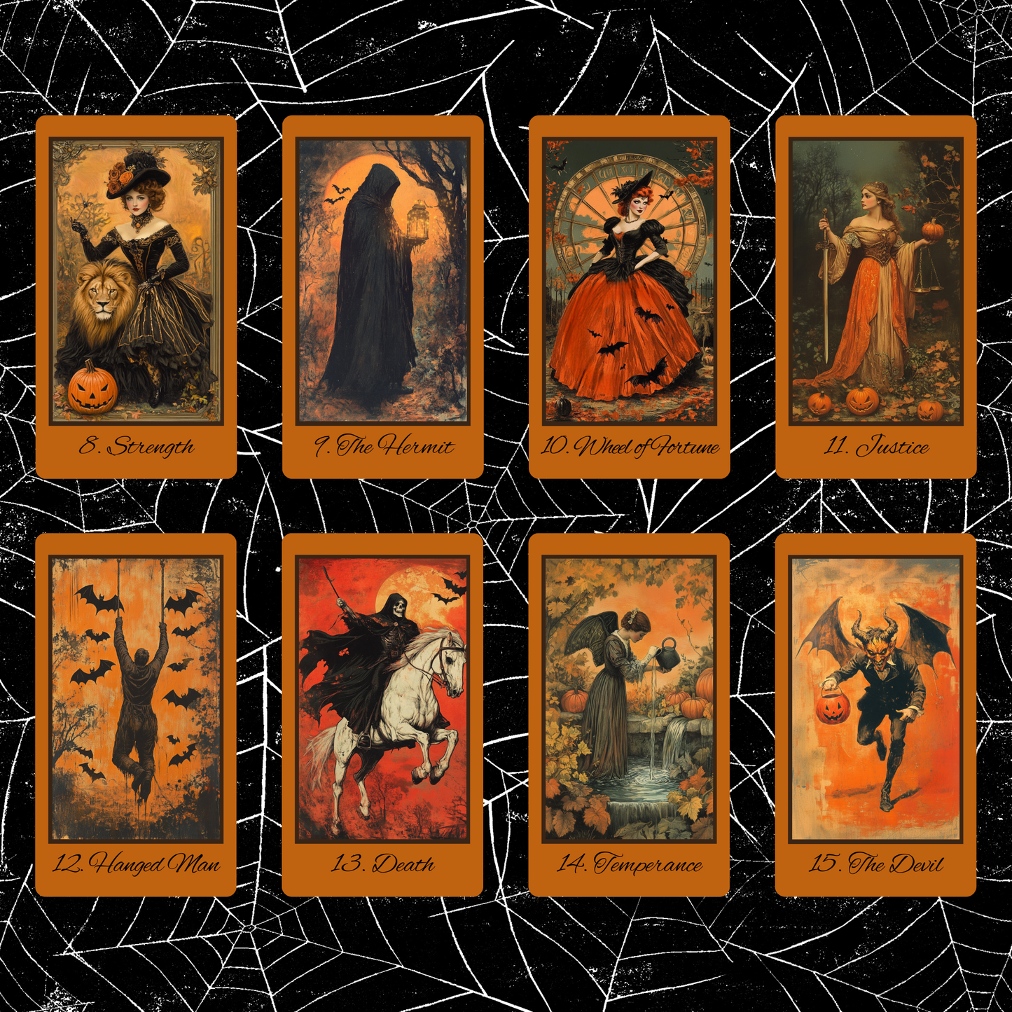 NEW!! Halloween Yesteryear by Hattie Thorn. Original Design 78 Card Deck Based on Rider Waite including Halloween Yesteryear Tuck Box