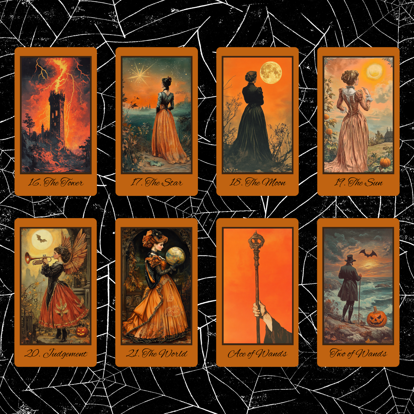 NEW!! Halloween Yesteryear by Hattie Thorn. Original Design 78 Card Deck Based on Rider Waite including Halloween Yesteryear Tuck Box