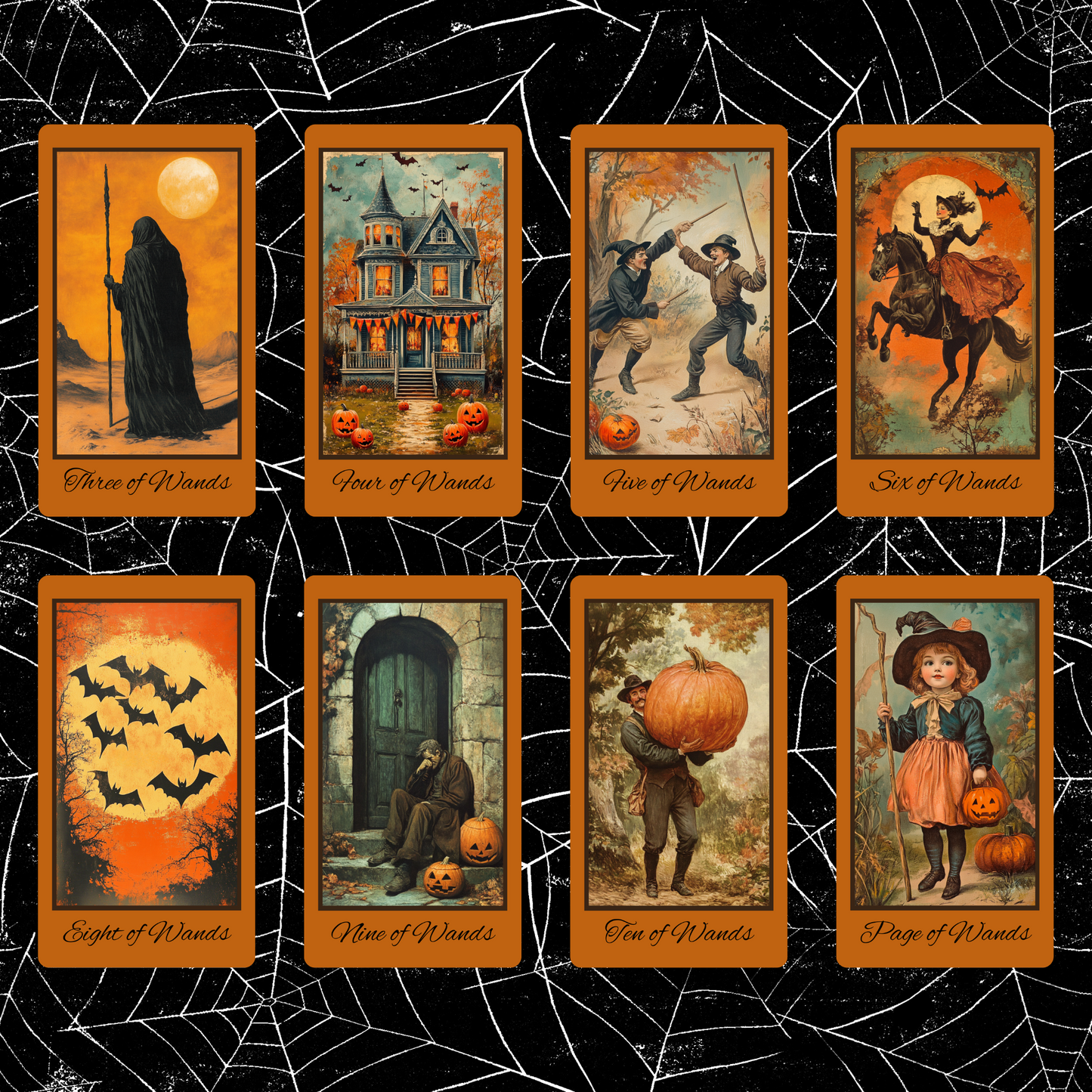 NEW!! Halloween Yesteryear by Hattie Thorn. Original Design 78 Card Deck Based on Rider Waite including Halloween Yesteryear Tuck Box