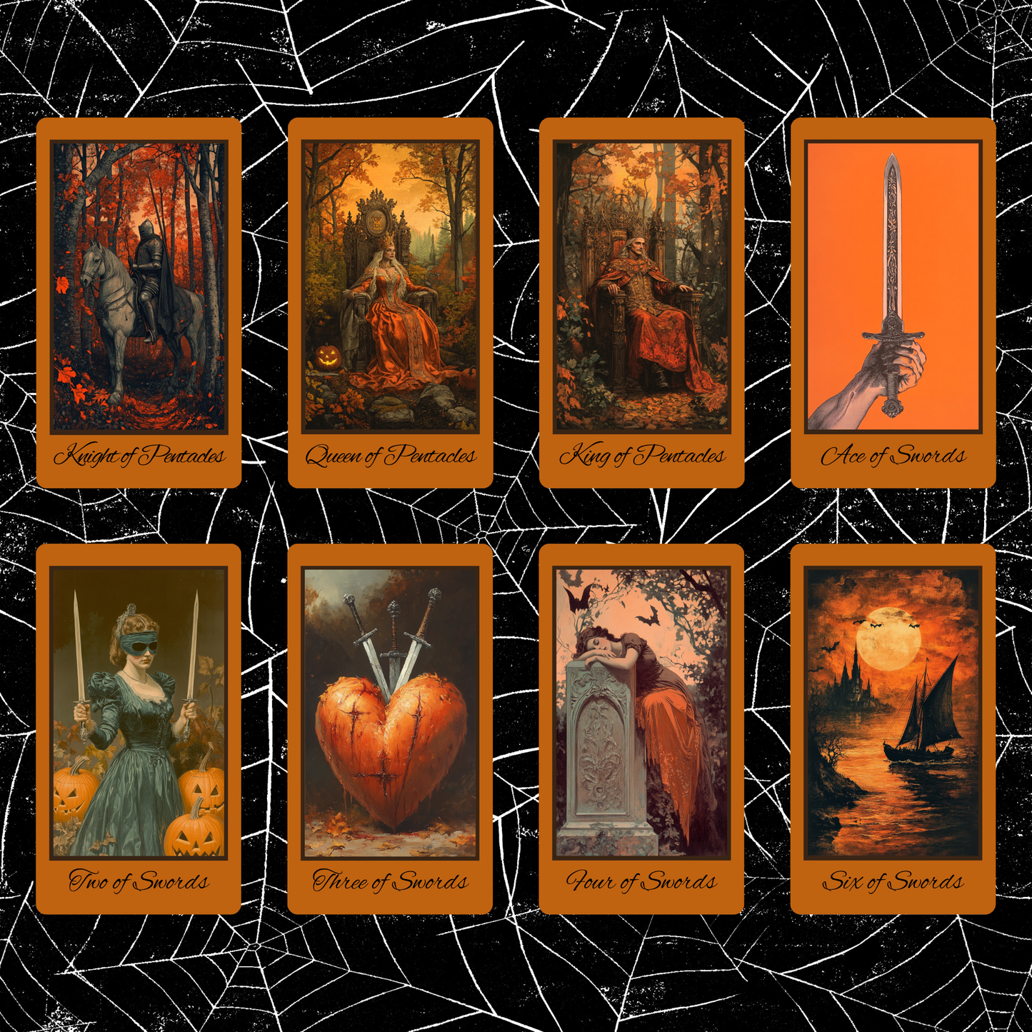 NEW!! Halloween Yesteryear by Hattie Thorn. Original Design 78 Card Deck Based on Rider Waite including Halloween Yesteryear Tuck Box