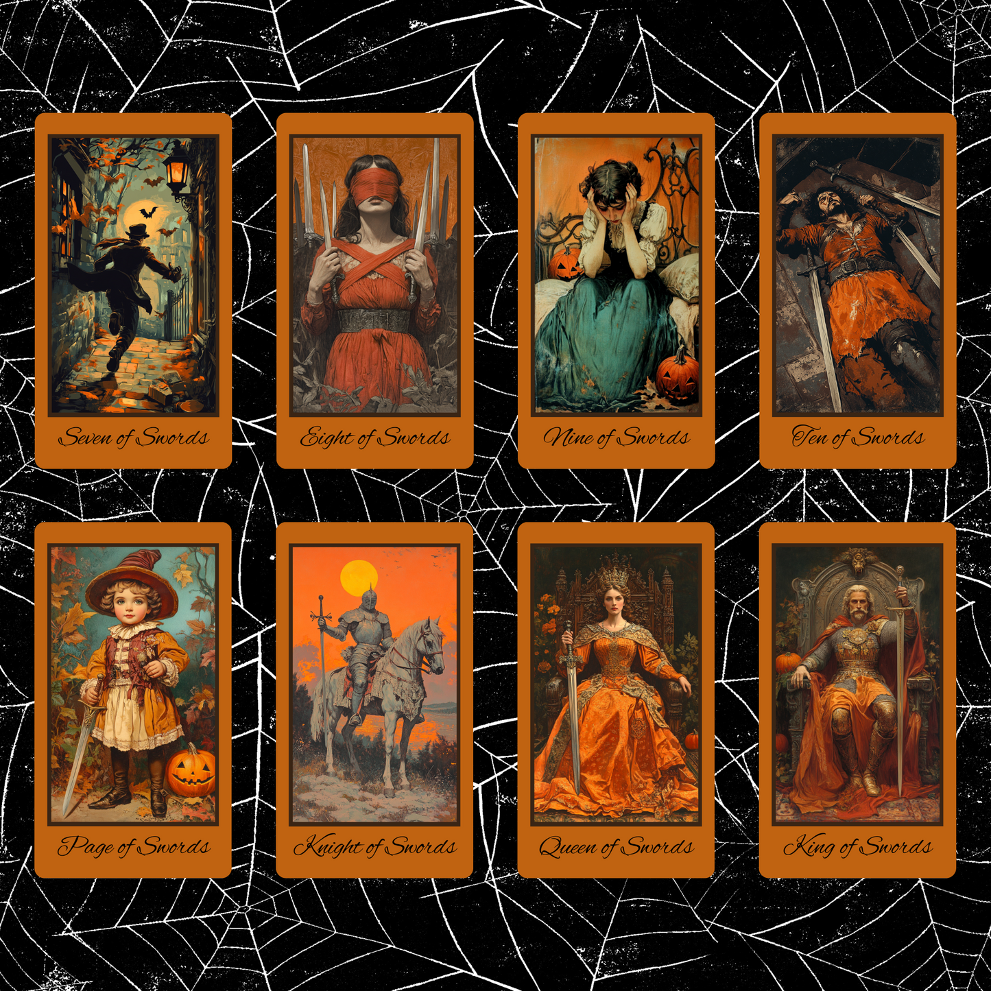 NEW!! Halloween Yesteryear by Hattie Thorn. Original Design 78 Card Deck Based on Rider Waite including Halloween Yesteryear Tuck Box