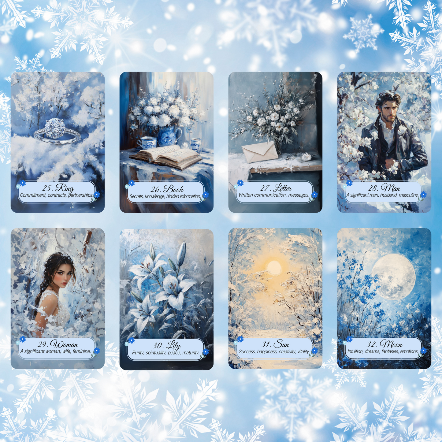 NEW!! Winter Pastures Tarot and Lenormand Bundle by Hattie Thorn. 2 Deck Special!