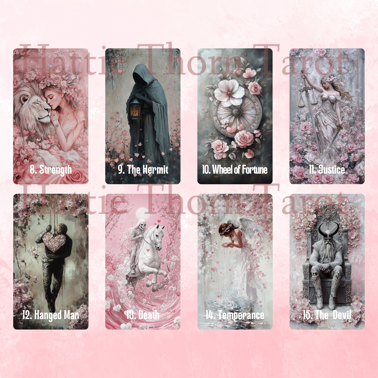 New! Lovers' Path Tarot and Oracle Bundle by Hattie Thorn. 2 Deck Special!