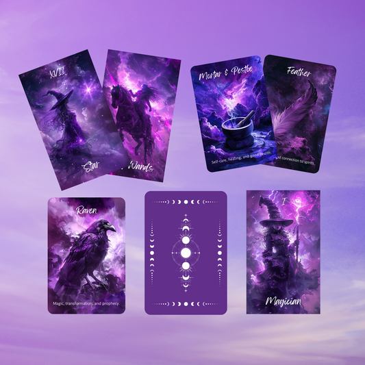 NEW!! Cosmic Witch Tarot and Oracle Bundle by Hattie Thorn. 2 Deck Special!