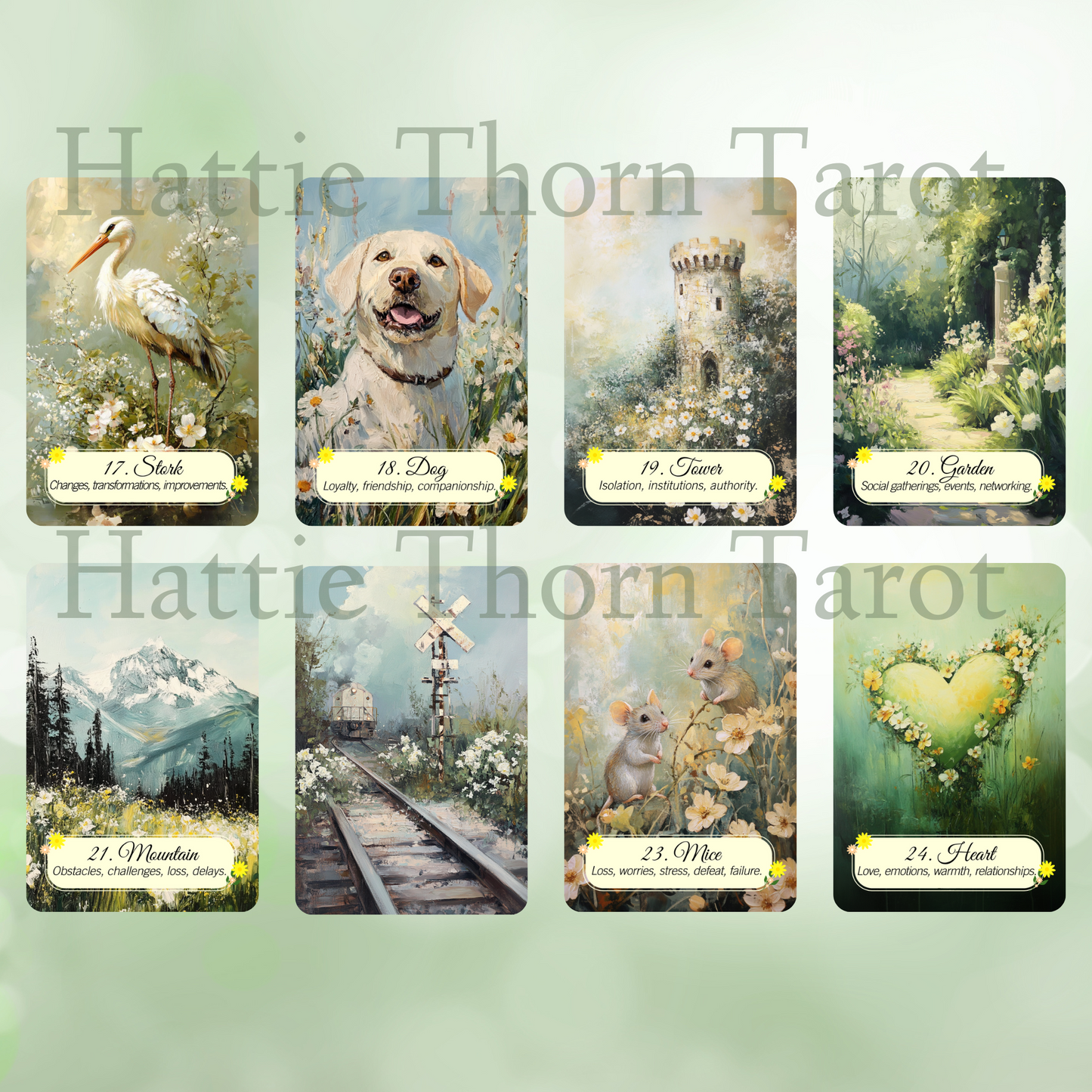 New! The Four Seasons of Tarot Complete Lenormand Bundle - 4 Deck Special