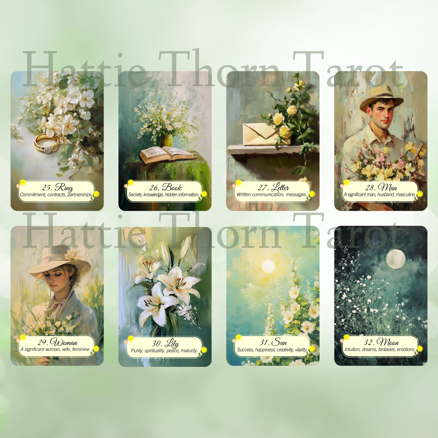 New! The Four Seasons of Tarot Complete Lenormand Bundle - 4 Deck Special