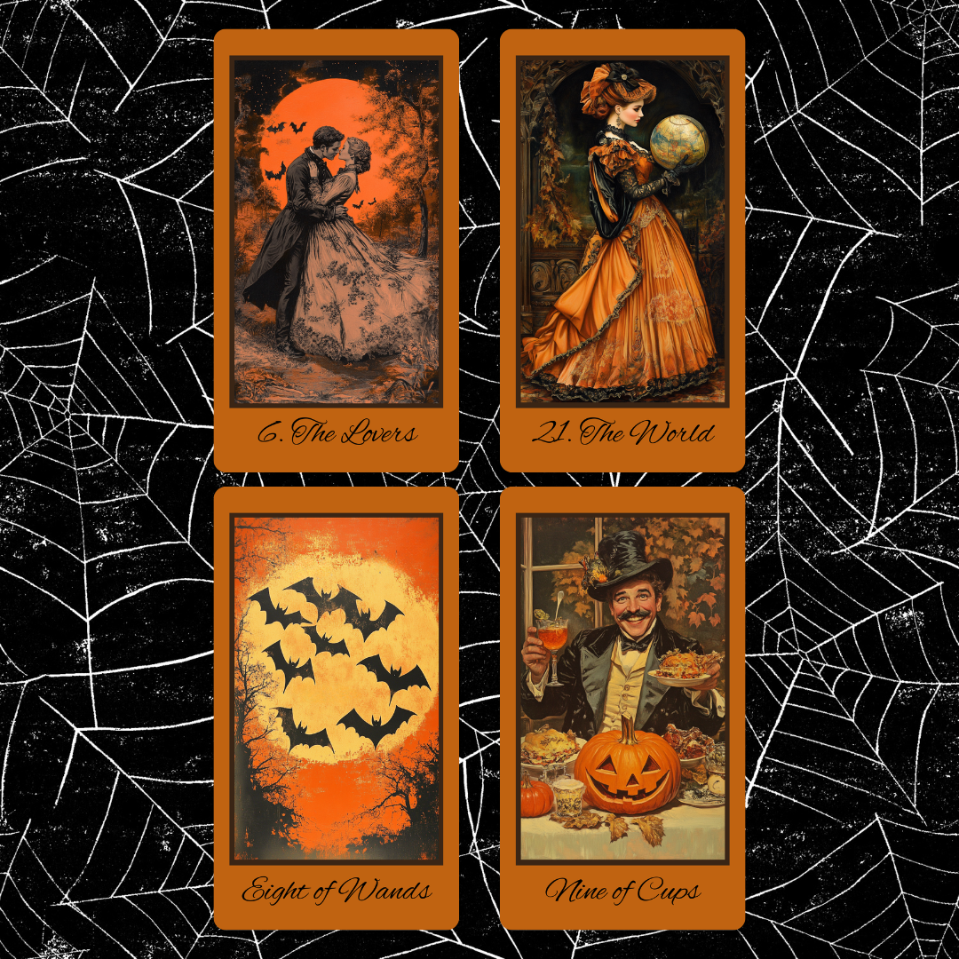 NEW!! Halloween Yesteryear by Hattie Thorn. Original Design 78 Card Deck Based on Rider Waite including Halloween Yesteryear Tuck Box